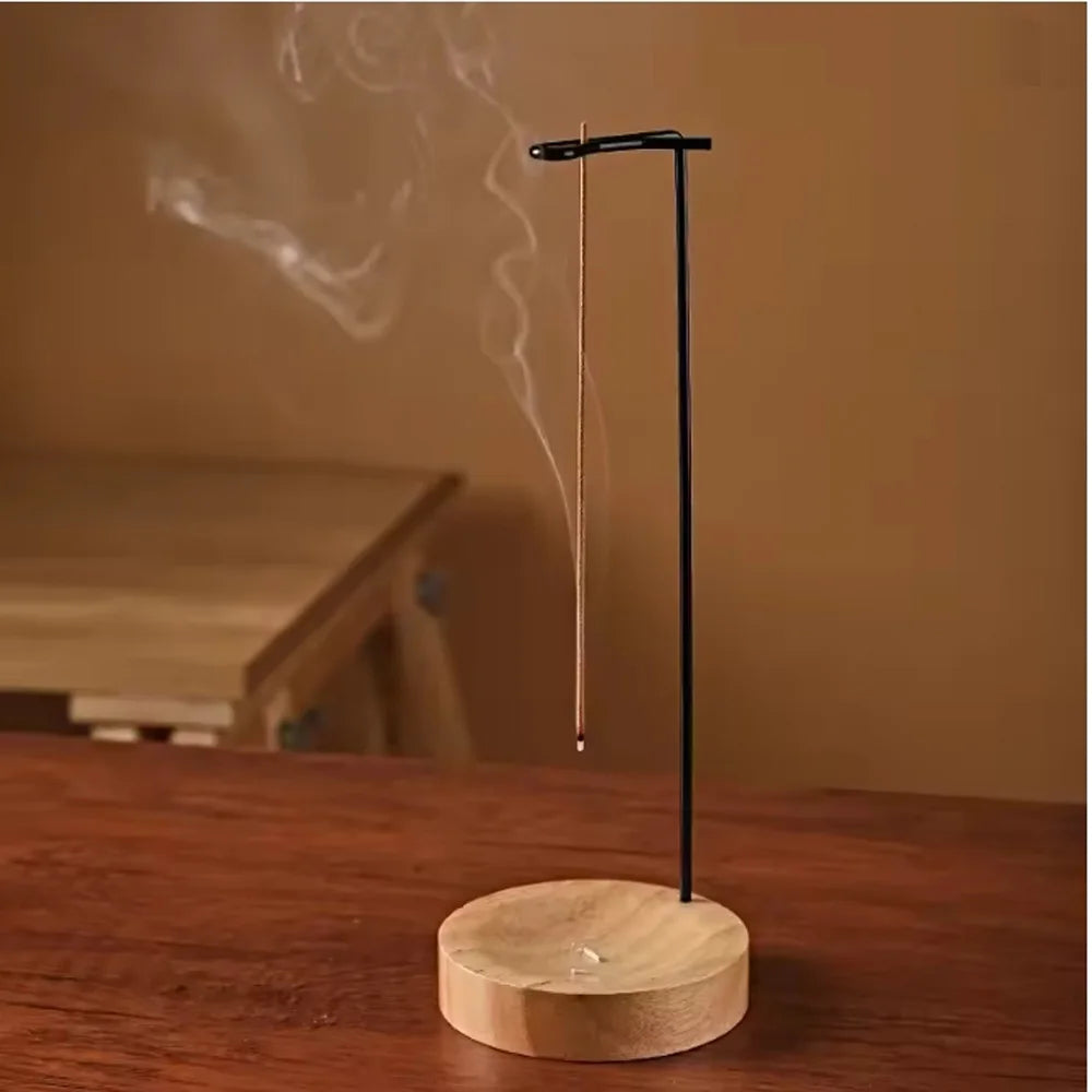 Ash-Free Wooden Incense Burner
