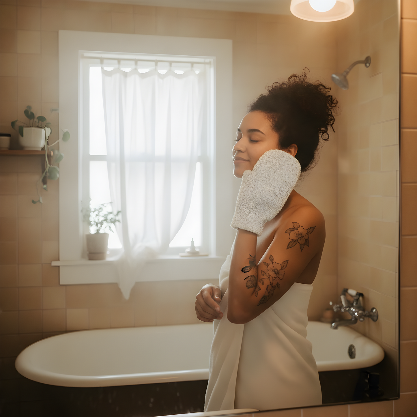 Exfoliating Shower + Shaving Mitt